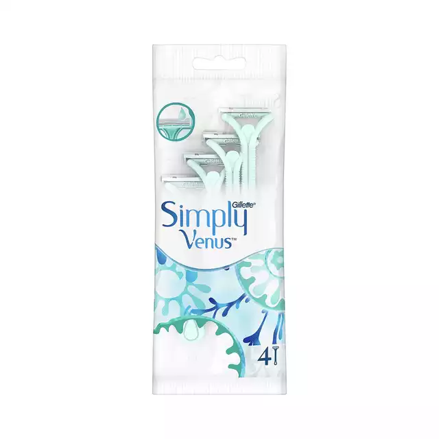 Gillette Simply Venus 2 Disposable 4 Razor For Women Preview Image
