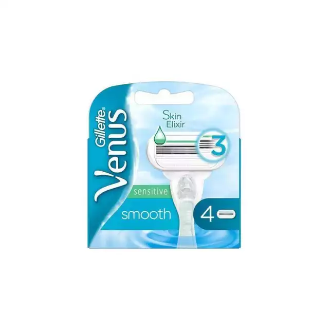 Gillette Venus Sensitive Smooth Razor For Women with 4 Blades Preview Image
