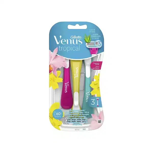 Gillette venus tropical women's shaver x 3 Image 1 Preview