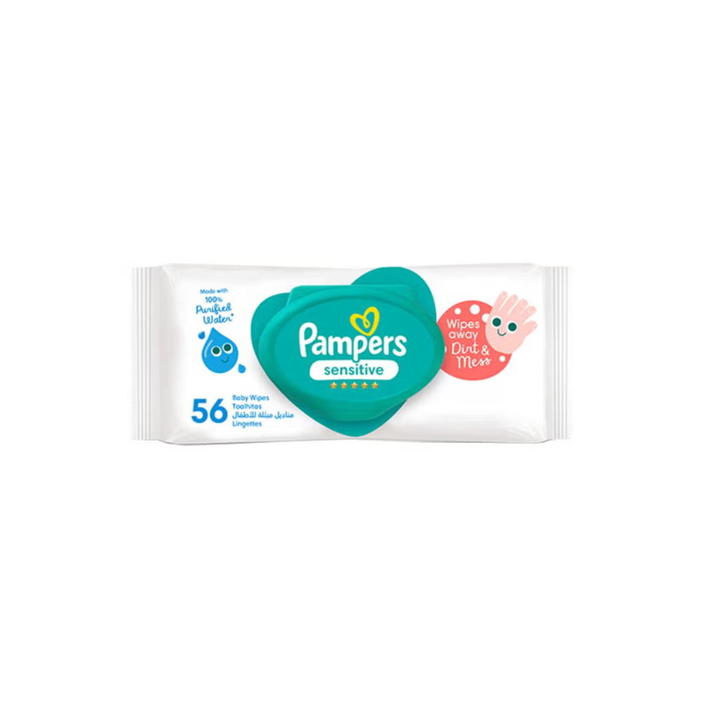 Pampers Wipes Sensitive 56 Preview Image