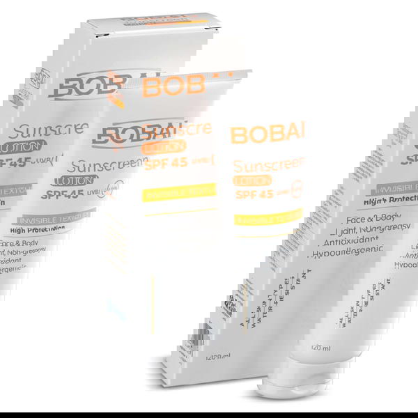 بوباي صن سكرين لوشن SPF45 لجميع أنواع البشرة | 120 مل Image 2 Preview