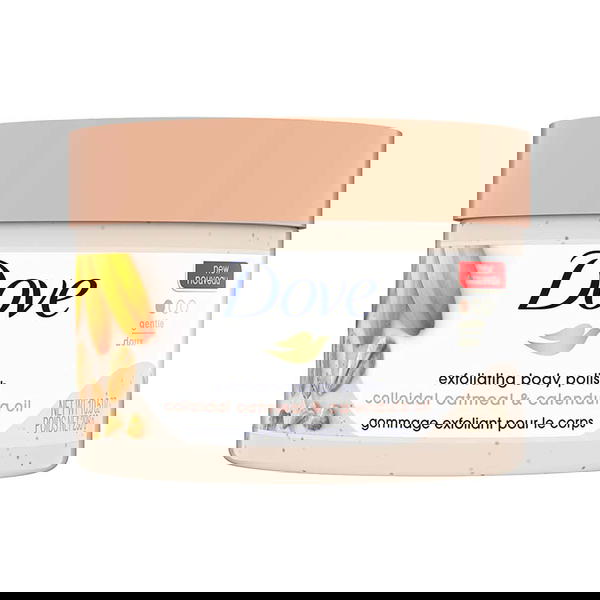 دوف | مقشر جسم لبشرة حريرية بالشوفان وزيت الآذريون | 298جم Image 1 Preview