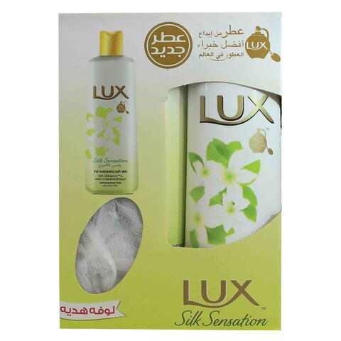 جل الاستحمام لوكس مع لوفة 250 مل ملمس كالحرير Image 1 Preview