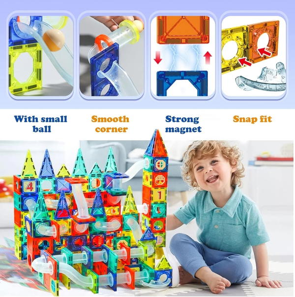 مكعبات بناء مغناطيسية 42ق Image 4 Preview
