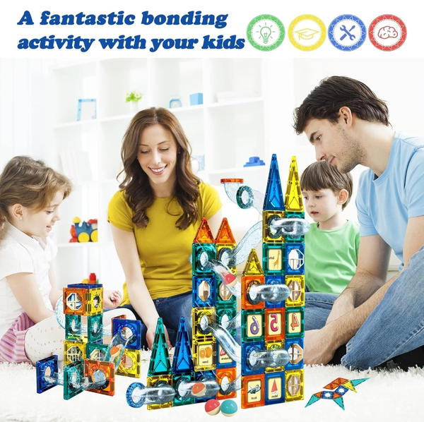 مكعبات بناء مغناطيسية 42ق Image 5 Preview