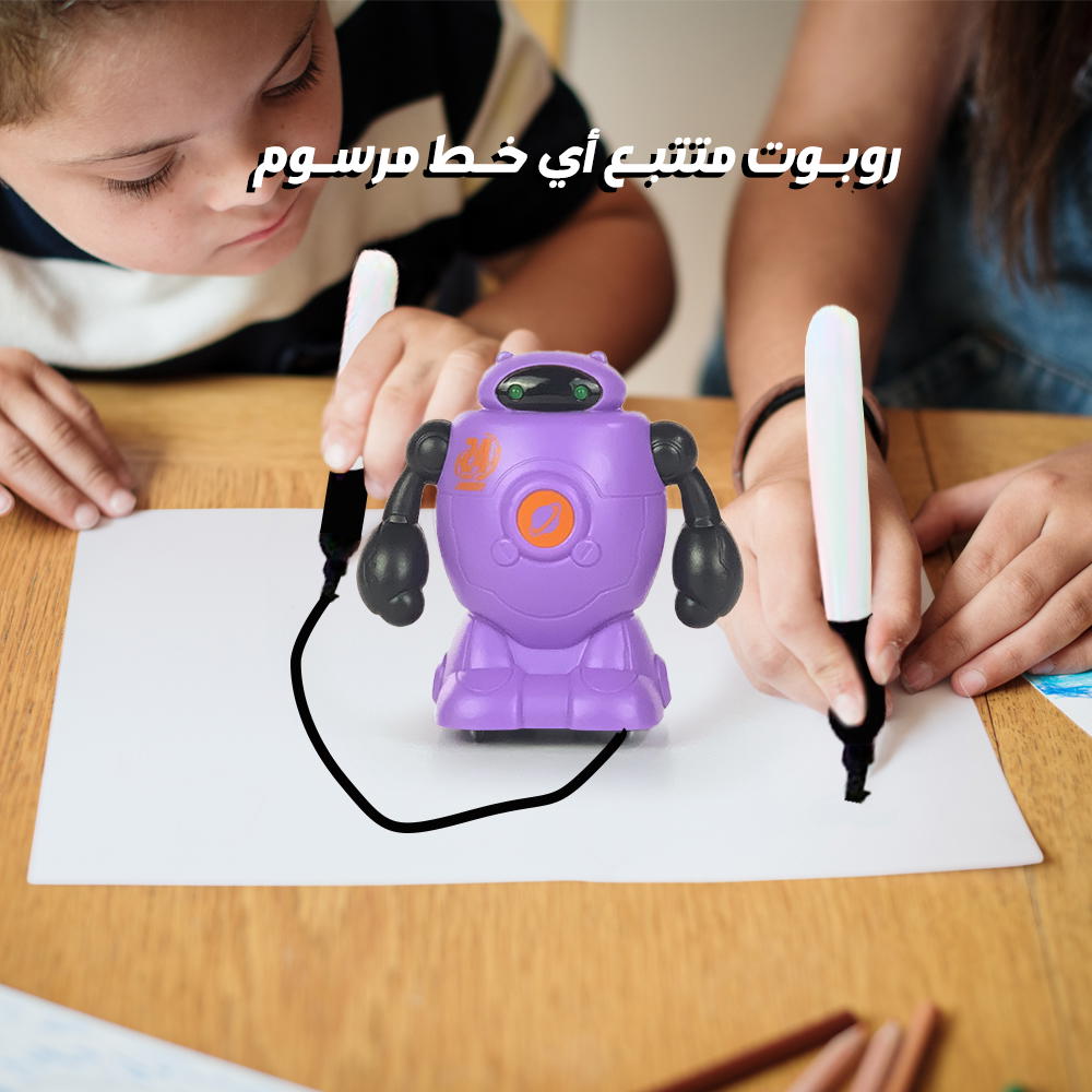  روبوت متتبع أي خط مرسوم  Preview Image