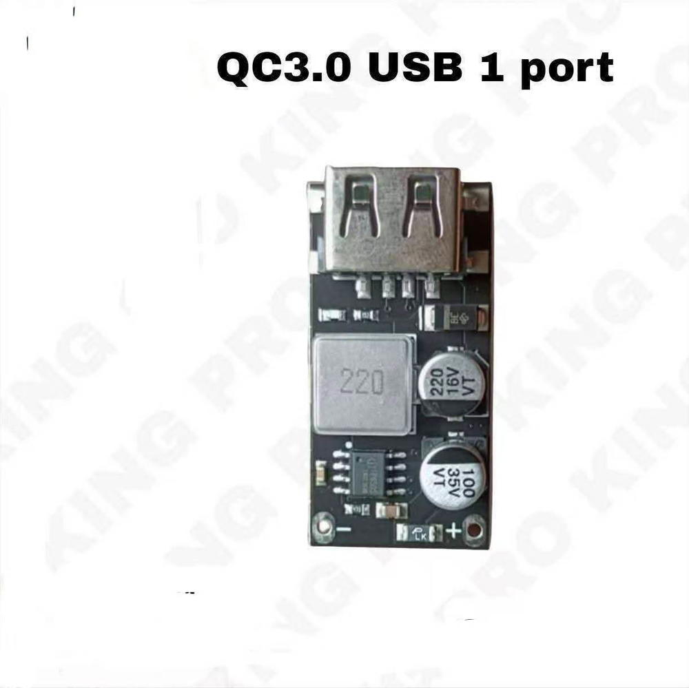 USB DC-DC Converter Step-Down Module 6-32V 12V 24V to 5V QC 3.0 Charging Module Voltage Regulator Board Preview Image
