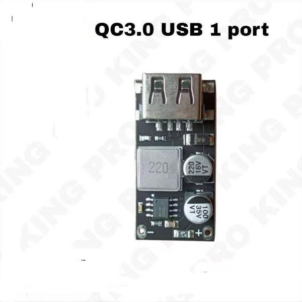 USB DC-DC Converter Step-Down Module 6-32V 12V 24V to 5V QC 3.0 Charging Module Voltage Regulator Board Image 1 Preview