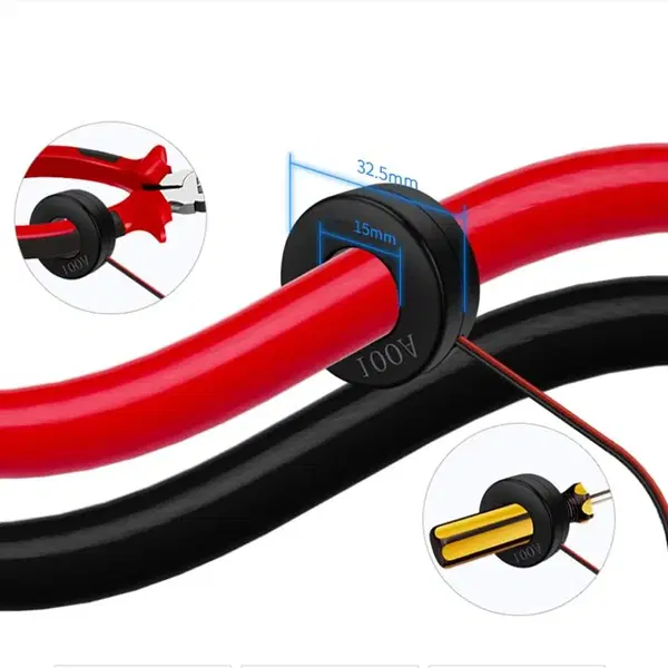 AT24C 100A 2.4 inch Digital Multimeter Voltmeter Meters Indicator AC Voltmeter and Auto-Fast Accurately Measures Power Energy Ammeter Current Amps Volt Wattmeter Tester Detector Image 4 Preview