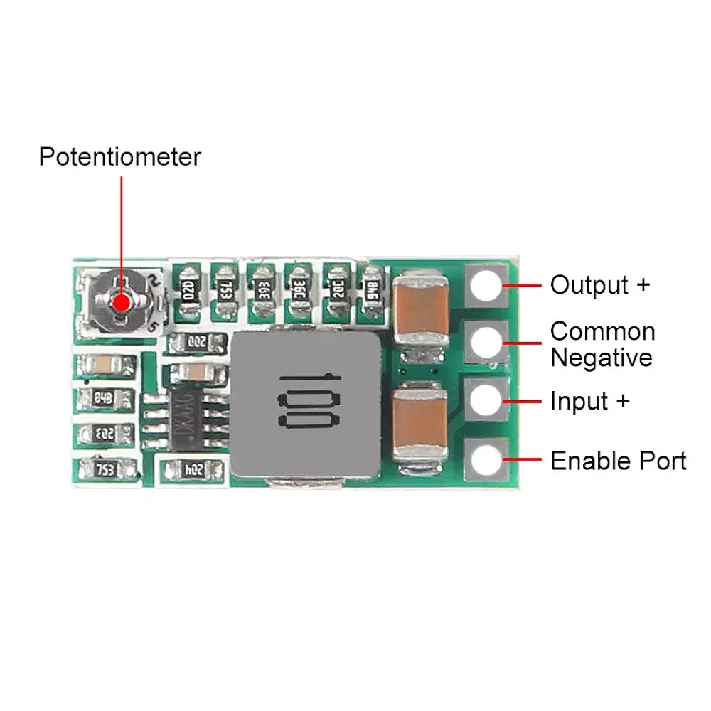 5 فولت منظم وحدة مصغرة الجهد المخفض DC 4.5-24 فولت 12 فولت 24 فولت إلى 5 فولت قابل للتعديل باك محول الجهد وحدة إمدادات الطاقة Preview Image
