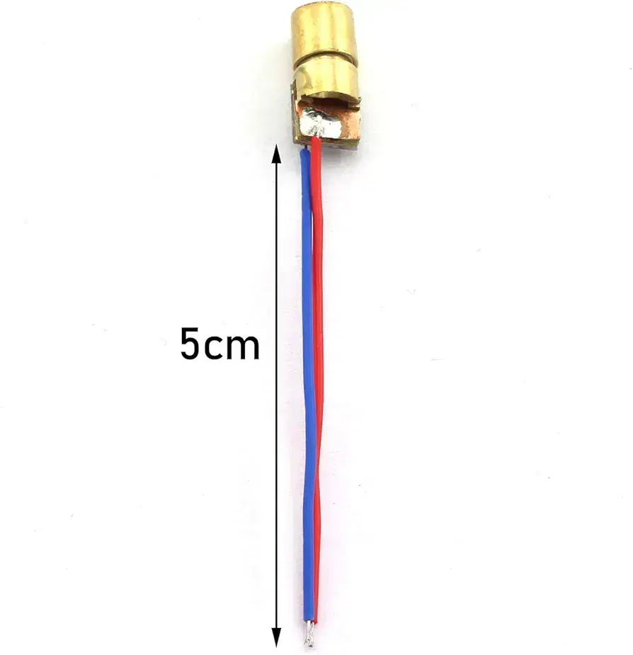 650nm 6mm 5mW Adjustable Laser Dot Diode 3vModule Red Coppe3 Preview Image