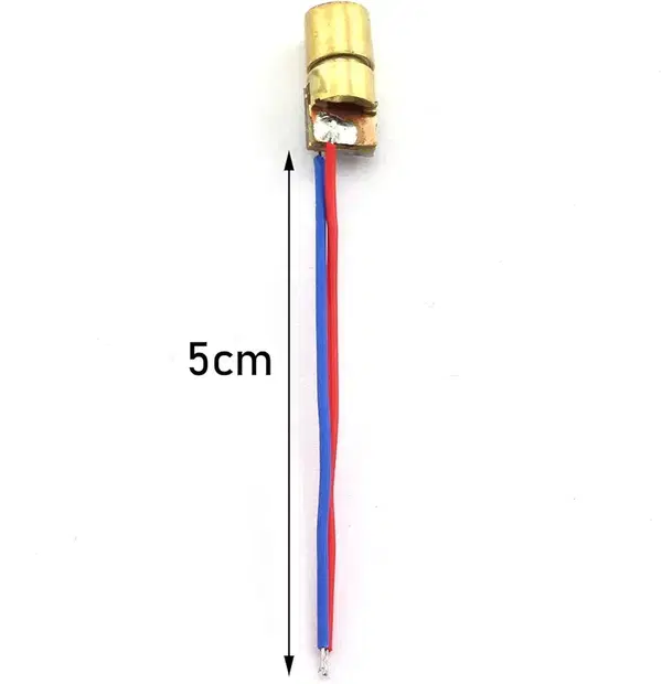 650nm 6mm 5mW Adjustable Laser Dot Diode 3vModule Red Coppe3 Image 1 Preview