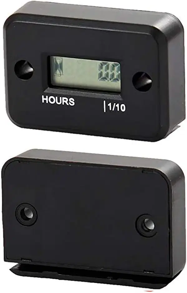 عداد ساعة حثي، مقياس ساعة رقمي فلور 88 مقاوم للماء بشاشة LCD، مقياس سرعة الدوران، مقياس سرعة الدوران، للدراجات النارية البحرية، ايه تي في، قوارب الثلج، التزلج، الدراجة الترابية، جزازة العشب، مولد محرك Image 2 Preview