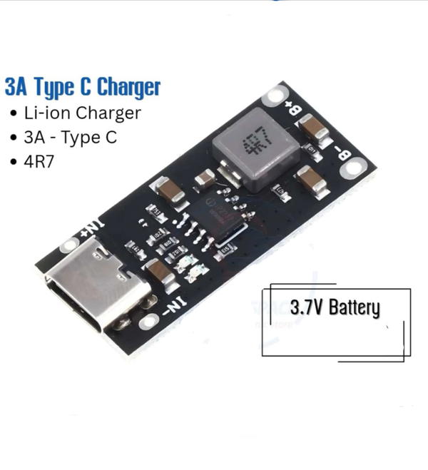 Battery charging board, charging module, one piece IP2312 Type C charging module, 5V to 4.2V 3A input, triple lithium polymer battery fast charging board(11)) Image 1 Preview
