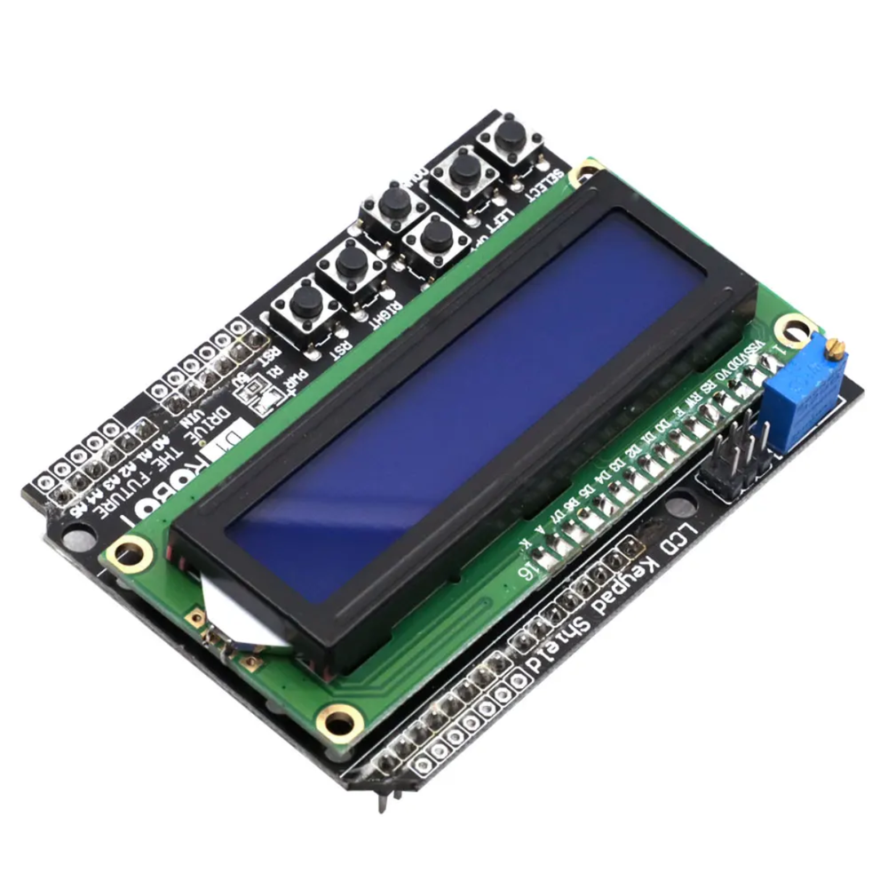 لوحة مفاتيح LCD1602 لوحة مفاتيح LCD 1602 لوحة عرض لاردوينو Preview Image