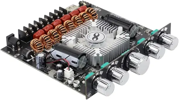 لوحة مكبر الصوت XY-S350H للتحكم عبر التطبيق، بقدرة 220 واط × 2 + 350 واط، TPA3251D2، ثنائية القناة 2.1، متوافقة مع بلوتوث، بطاقة صوت 5.1 + AUX + USB Image 2 Preview