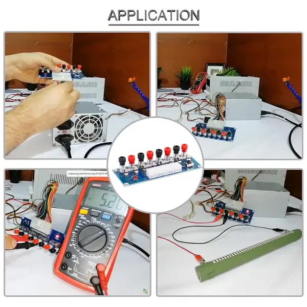 لوحة نقل ايه تي اكس XH-M229 من دكاردو، وحدة امداد طاقة للكمبيوتر المكتبي 3.3 فولت 5 فولت 12 فولت طرف خرج دقيق 24 دبوس مع فيوز 20 امبير USB / تيار مستمر كيبل انثى بمشبك تمساح Image 6 Preview