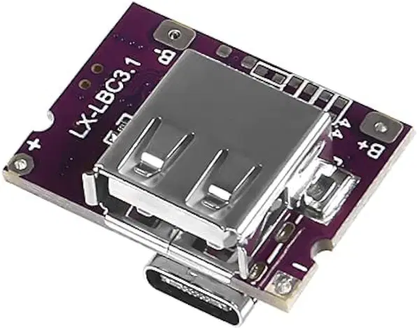 محول طاقة معزز من النوع C USB 5 فولت 3.1 أمبير، وحدة رفع الطاقة IP5310، ملحقات بنك الطاقة المحمول مع مؤشر LED للتشغيل Image 4 Preview