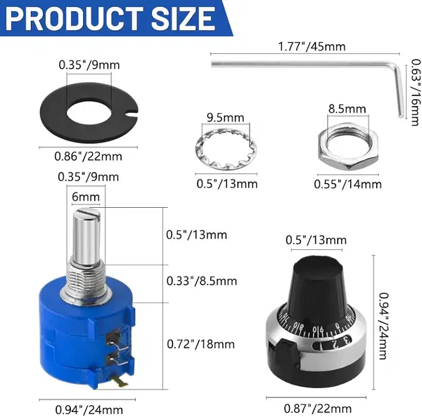 مقاوم دوار دقيق Image 1 Preview
