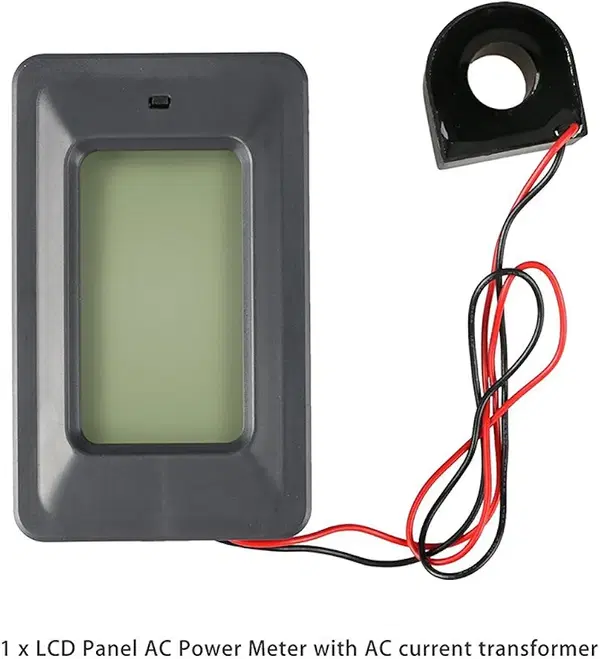 مقياس رقمي للجهد 100 أمبير، مقياس طاقة بشاشة LCD، مقياس معامل القدرة 5 كيلو واط، مقياس تردد الطاقة، مقياس الفولت، مقياس الأمبير، مقياس التيار (أمبير)، مقياس الواط، مؤشر اختبار Image 2 Preview