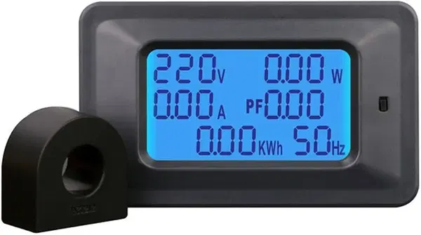 مقياس رقمي للجهد 100 أمبير، مقياس طاقة بشاشة LCD، مقياس معامل القدرة 5 كيلو واط، مقياس تردد الطاقة، مقياس الفولت، مقياس الأمبير، مقياس التيار (أمبير)، مقياس الواط، مؤشر اختبار Image 3 Preview