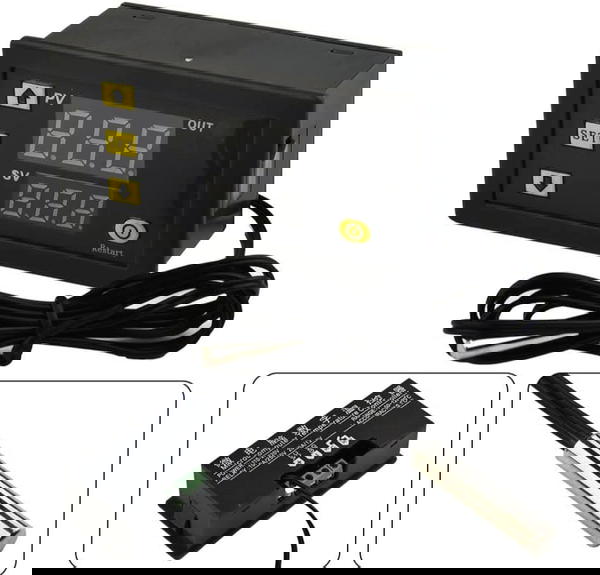 متحكم درجات الحرارة ( ثرموستات الكتروني )   12v 120w  Image 2 Preview
