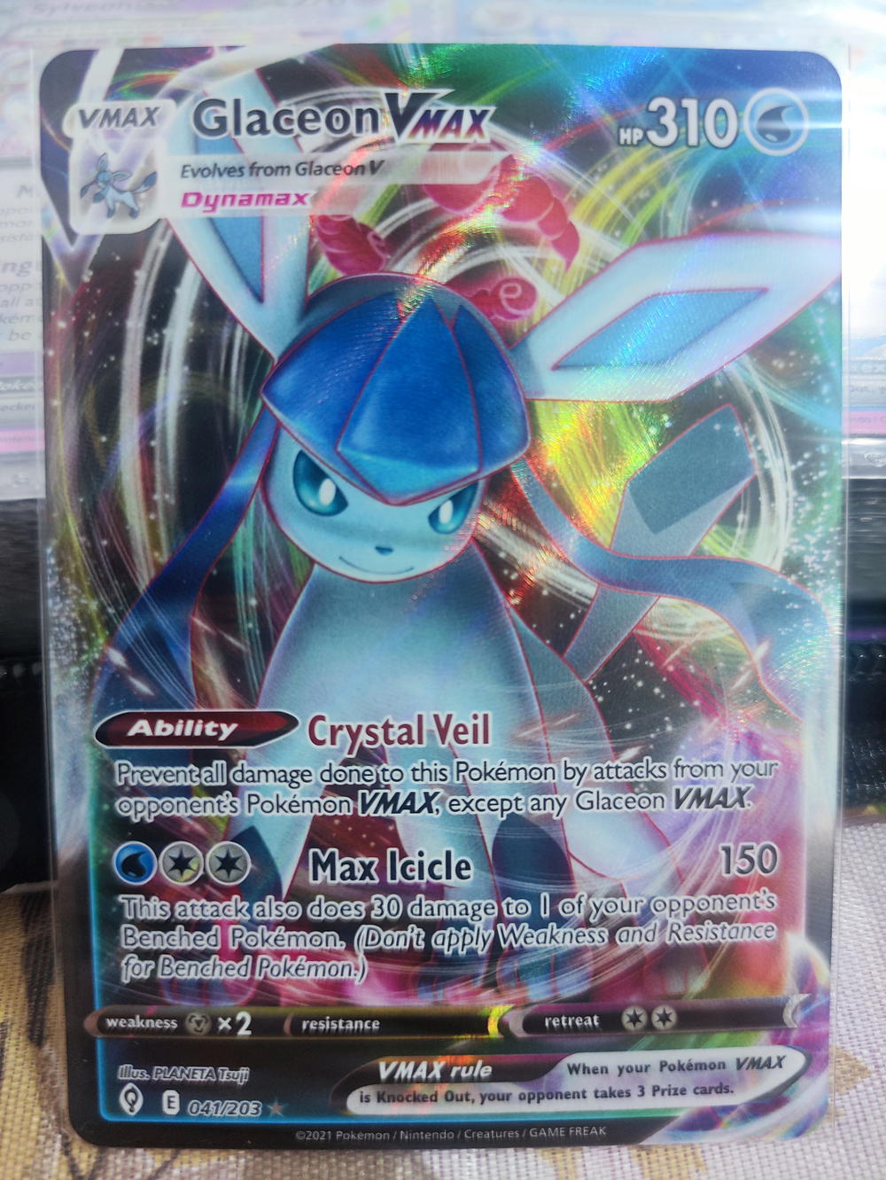 Glaceon VMAX 041/203 Preview Image