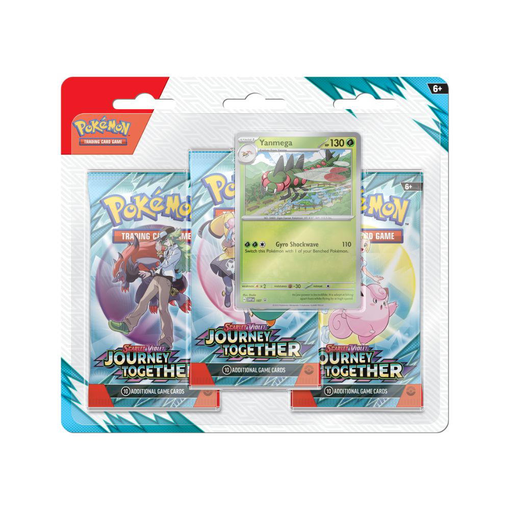 Pokémon journey Together 3 Pack Blister Preview Image