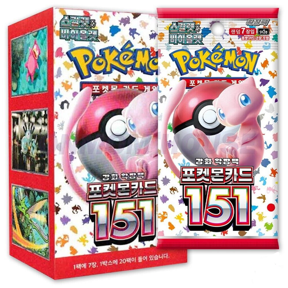 Pokemon 151 - Booster Box - Korean Preview Image
