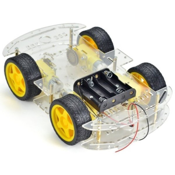 4WD Four Wheel Drive Kit - A Smart Robot Car with Chassis Image 4 Preview