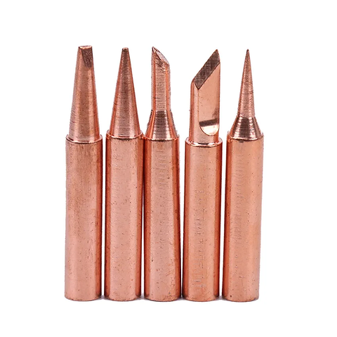 5pcs Pure copper 900M soldering iron head set electric soldering iron tips set Preview Image