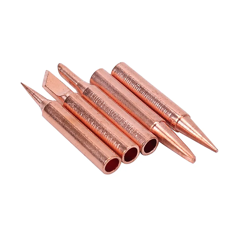 5pcs Pure copper 900M soldering iron head set electric soldering iron tips set Image 2 Preview