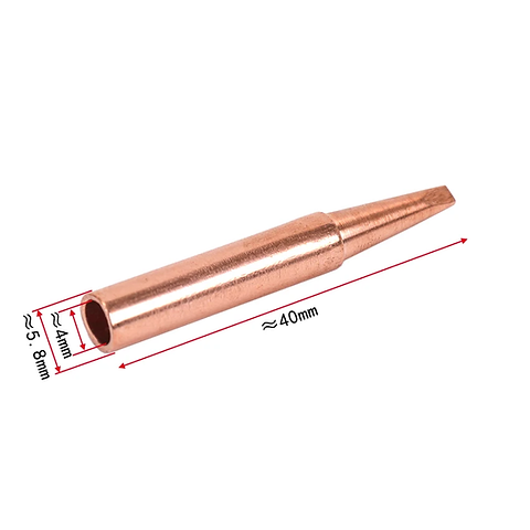 5pcs Pure copper 900M soldering iron head set electric soldering iron tips set Image 4 Preview
