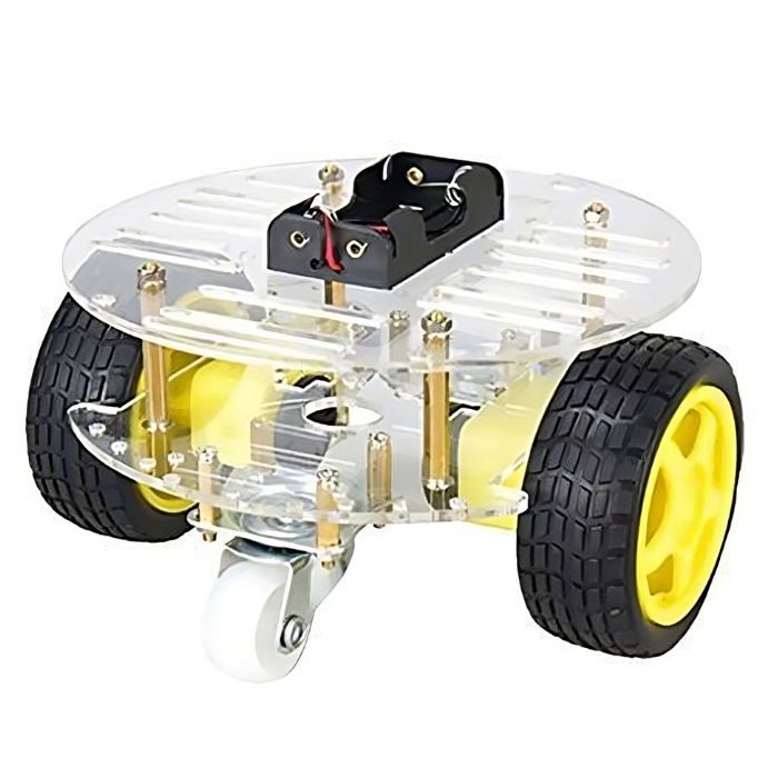 DIY 2WD Mini Round Robot Car Preview Image