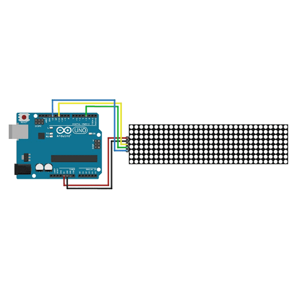 MAX7219 4 in 1 Dot Matrix Display Module Image 3 Preview