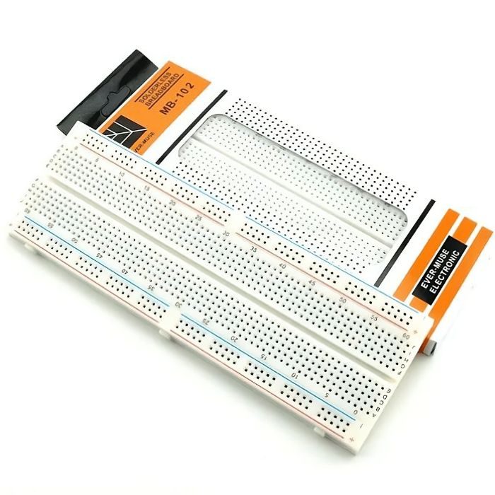 MB102 830 Points Solderless Breadboard Preview Image