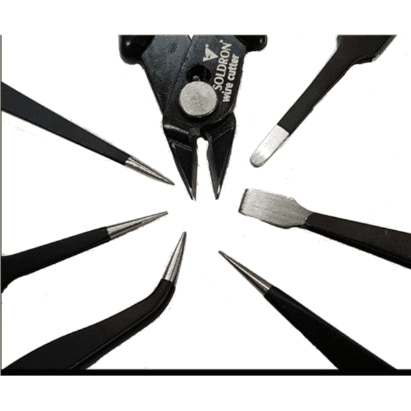 Soldron Tweezer and Cutter Pouch Set Image 3 Preview