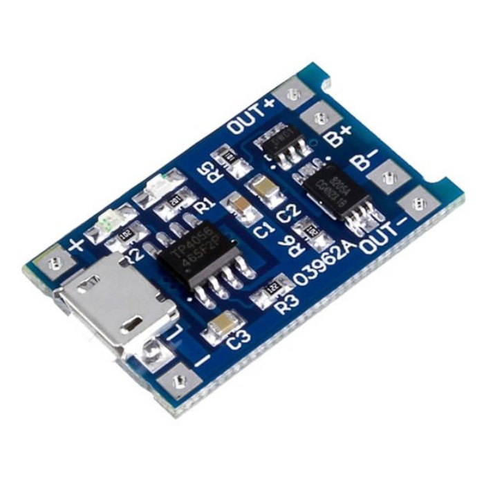 TP4056 1A Li-Ion Battery Charging Protection Module Micro USB Preview Image