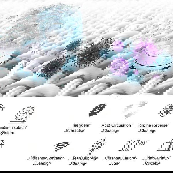 غسالة صغيرة متنقلة  TurbineWash Image 3 Preview