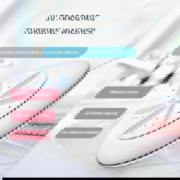 غسالة صغيرة متنقلة  TurbineWash Image 7 Preview