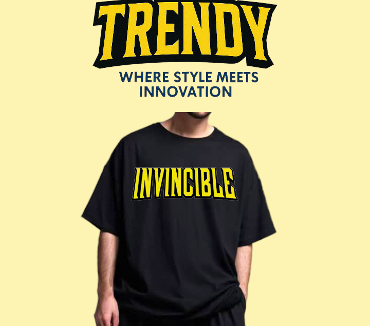 Invincible black tshirt Preview Image