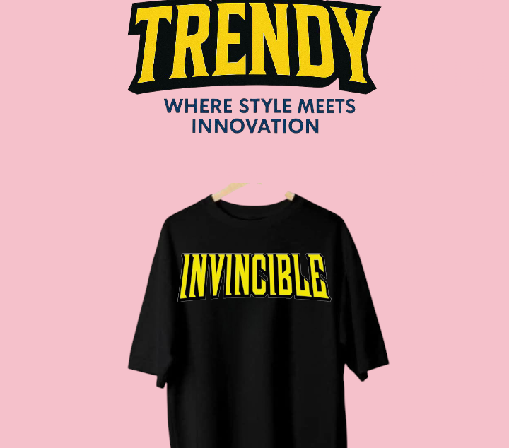 Invincible black tshirt Preview Image