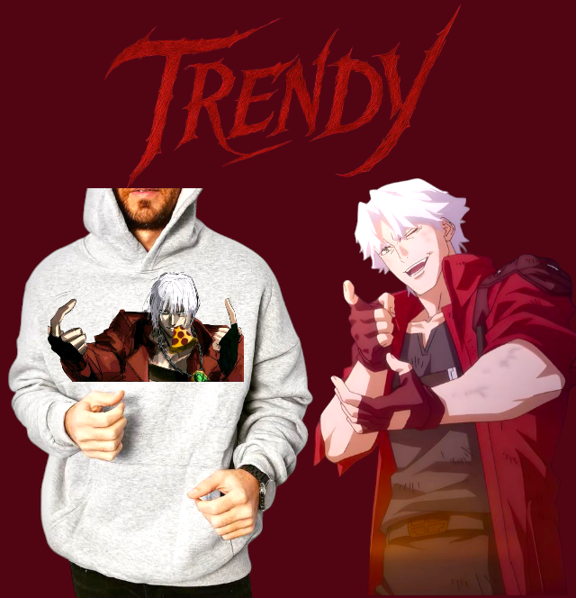 dante gray hoodie Preview Image