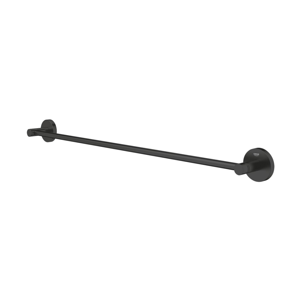 1022512430حامل فوطة جروهي ايسينشيال أسود مطفىGrohe Preview Image