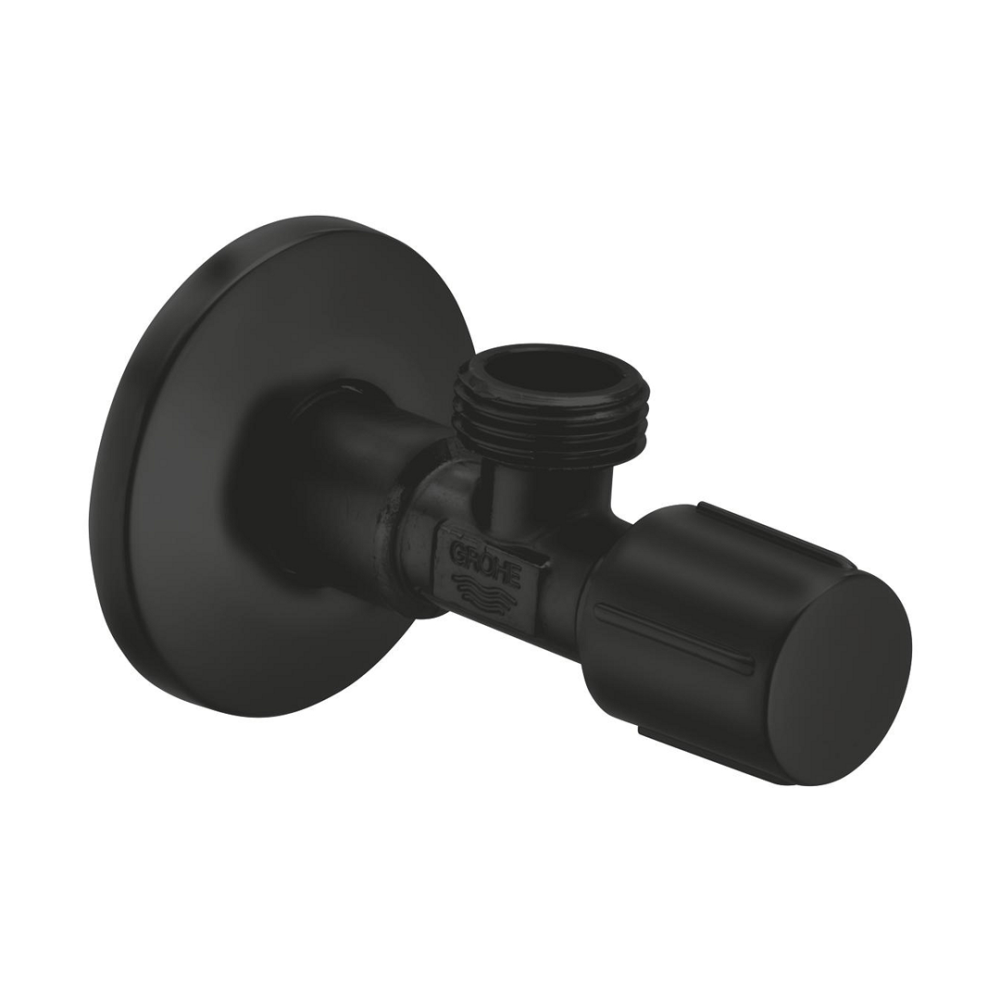 1023422430محبس زاوية 1/2 بوصة جروهى أسود مطفىGrohe Preview Image