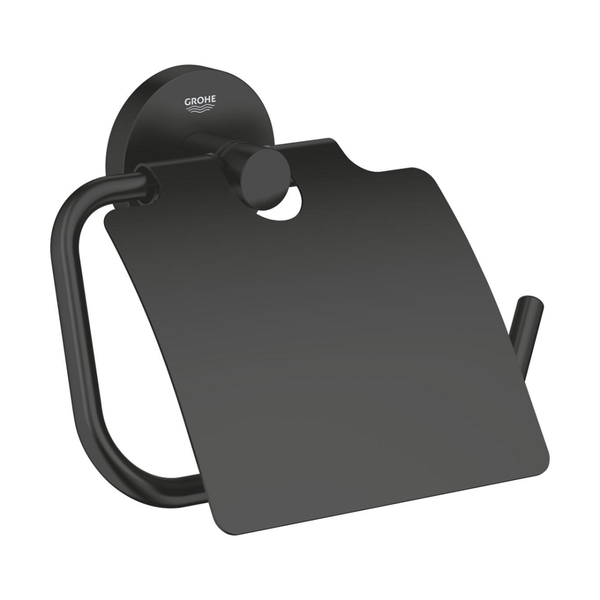 1024652430حامل مناديل بغطاء جروهي ايسينشيال أسود مطفيGrohe Image 1 Preview