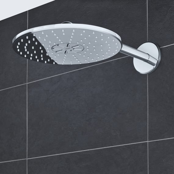 26475000طاسة دش31 سم بالمخرج سمارت اكتيف كروم جروهي Grohe Image 1 Preview