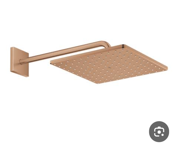 26564DL0طاسة دش31سم بالمخرج رين شاورجروهى مونو روز جولد مطفىGrohe Image 1 Preview