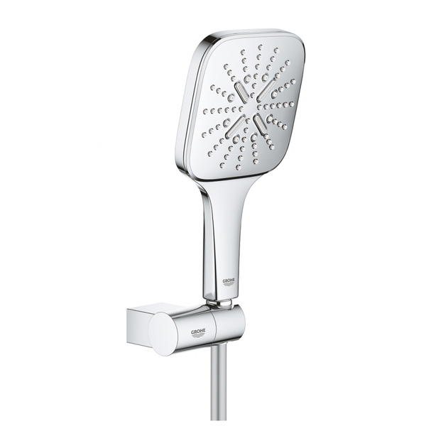 26588000سماعة دش جروهى سمارت اكتيف مربعة كروم Grohe Image 1 Preview