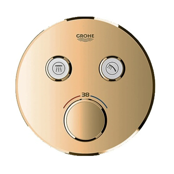 29119GL0خلاط دفن ثنائي جروهي جروثيرم سمارت كنترول ذهبي لامعGrohe  Image 1 Preview